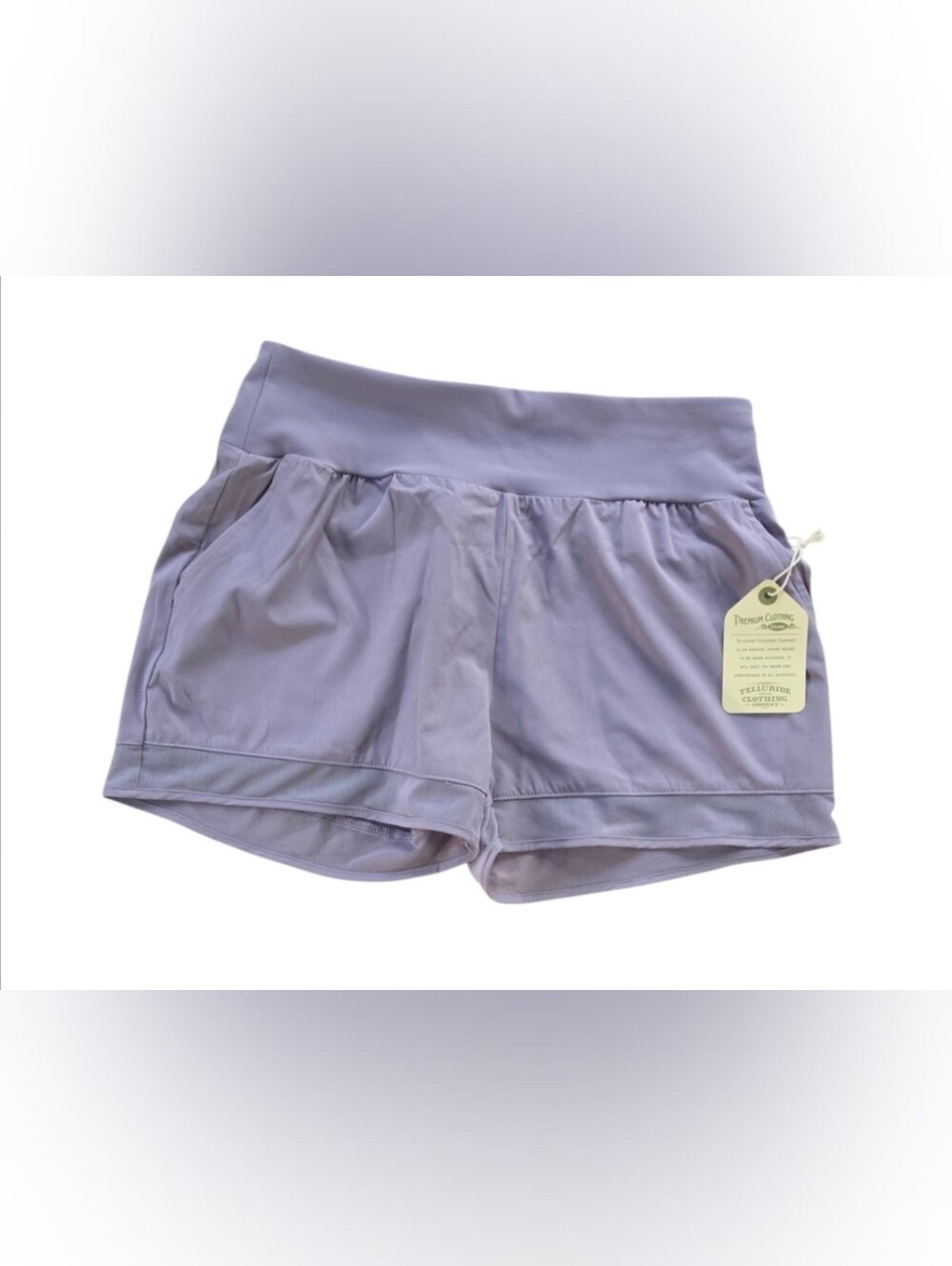 NWT Telluride Lavender Active Shorts Women’s SMALL